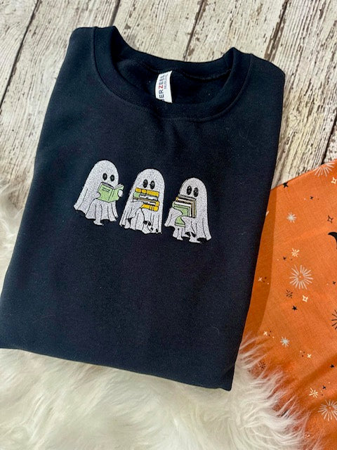Ghosties Embroidered Sweater