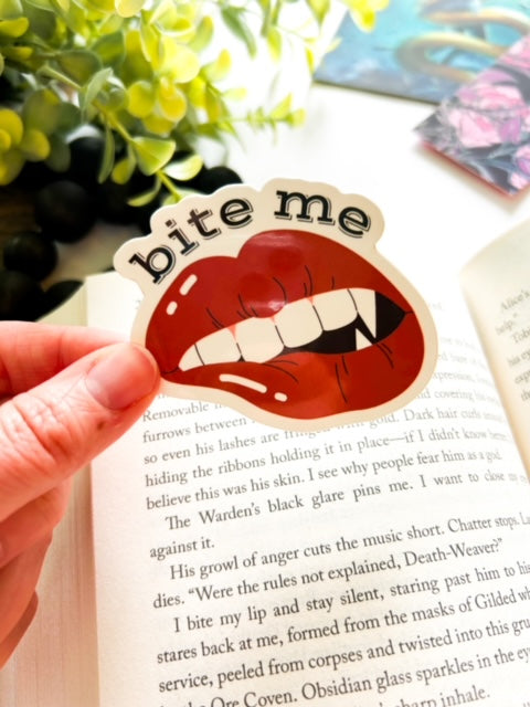Bite Me Sticker
