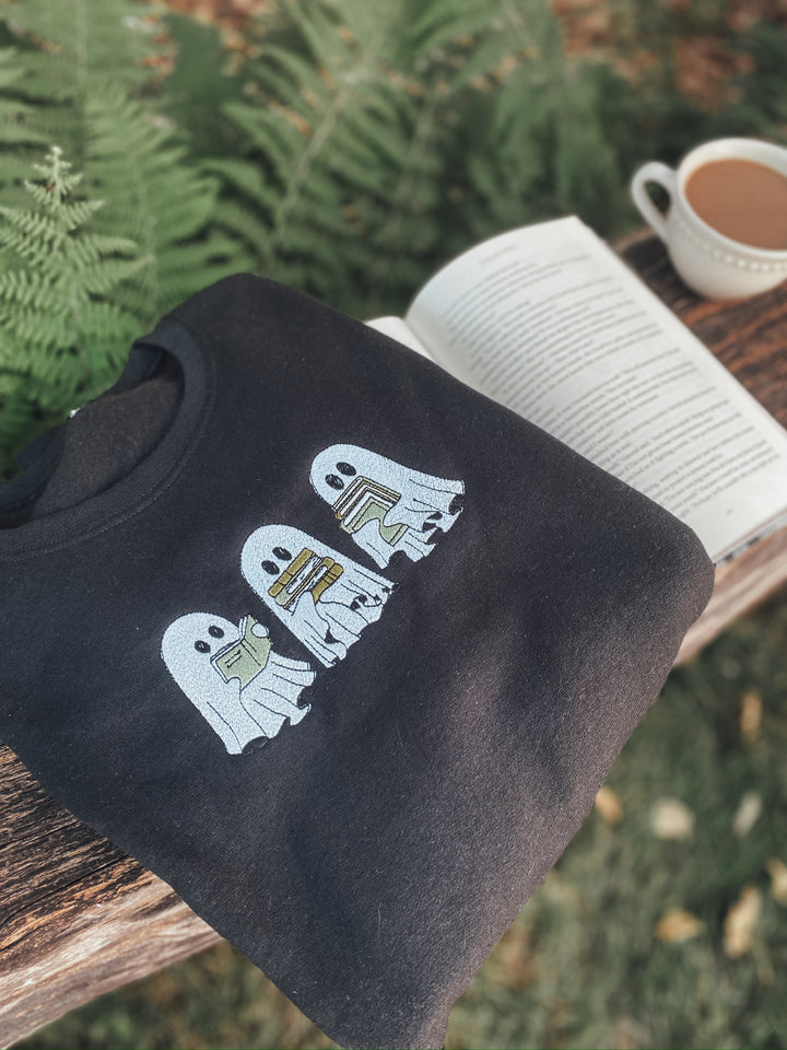 Ghosties Embroidered Sweater