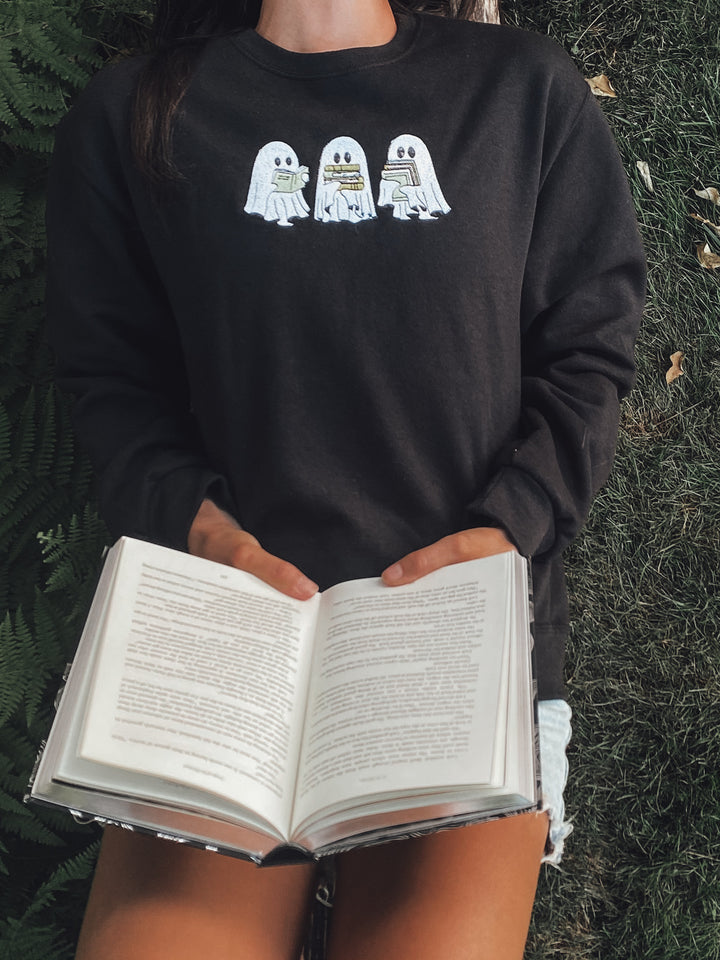 Ghosties Embroidered Sweater