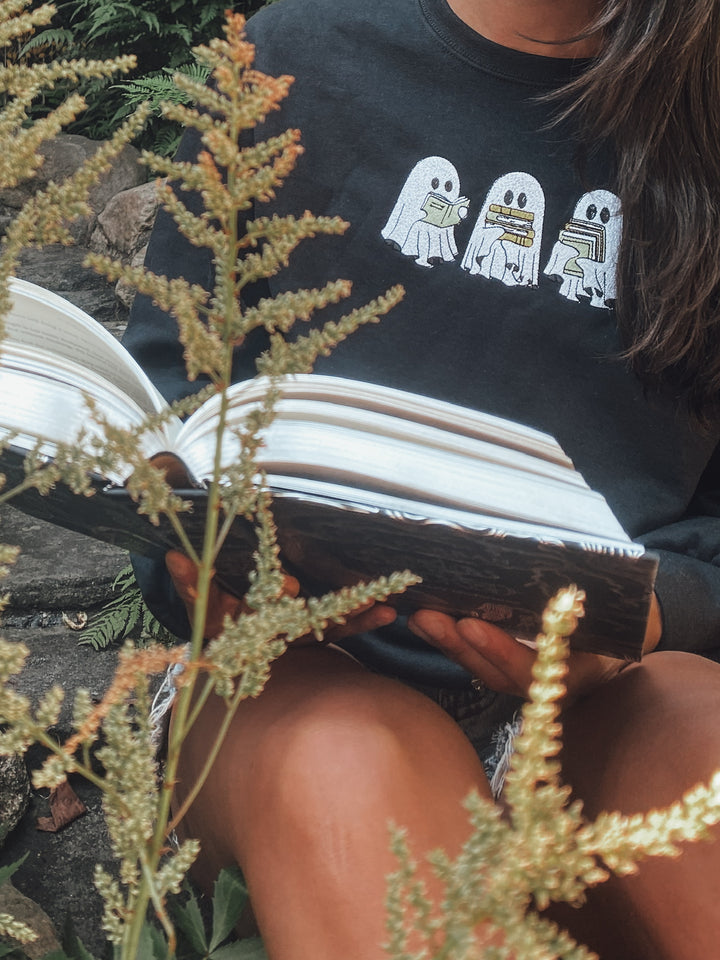 Ghosties Embroidered Sweater